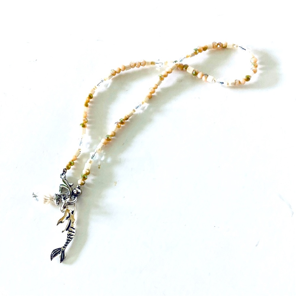 Handmade Mermaid Crystal and Pearl Anklet by McGlamorous